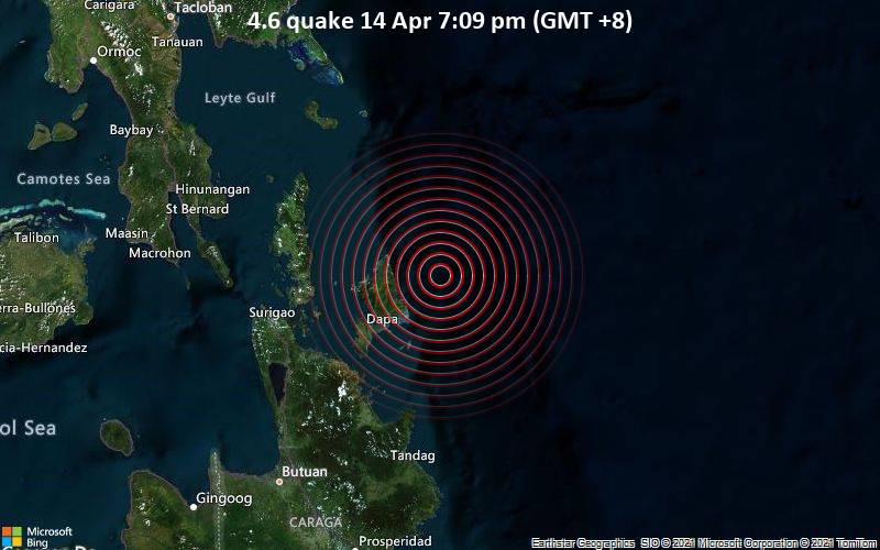 4.6 quake 14 Apr 7:09 pm (GMT +8)