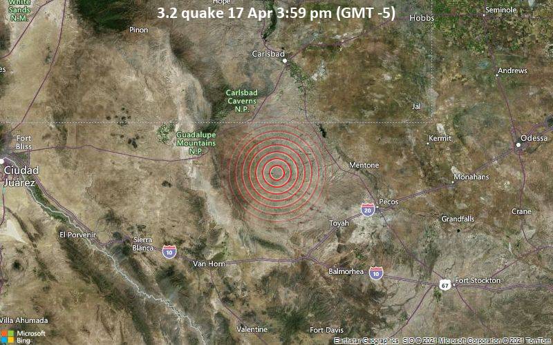 3.2 quake 17 Apr 3:59 pm (GMT -5)