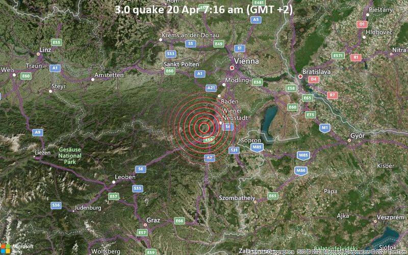 3.0 quake 20 Apr 7:16 am (GMT +2)