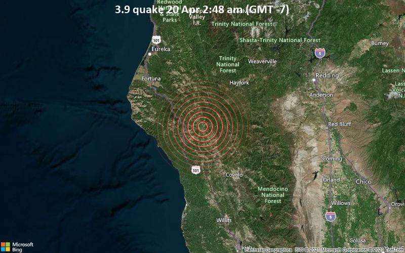 3.9 quake 20 Apr 2:48 am (GMT -7)