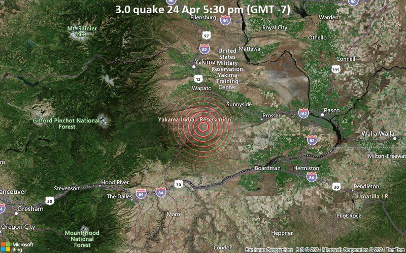 Gempa 3.0 24 April, 17.30 (GMT -7)