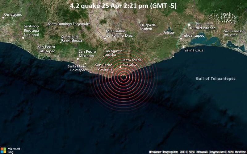 4.2 quake 25 Apr 2:21 pm (GMT -5)