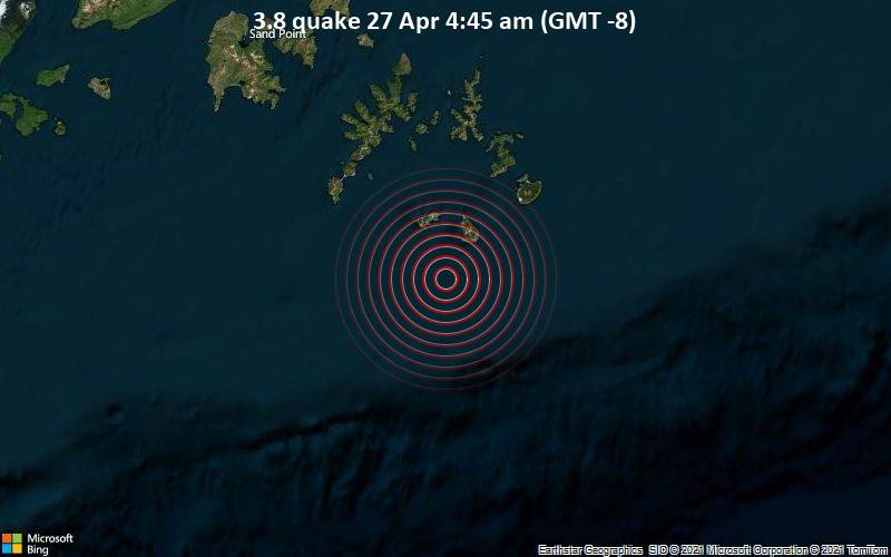 3.8 quake 27 Apr 4:45 am (GMT -8)