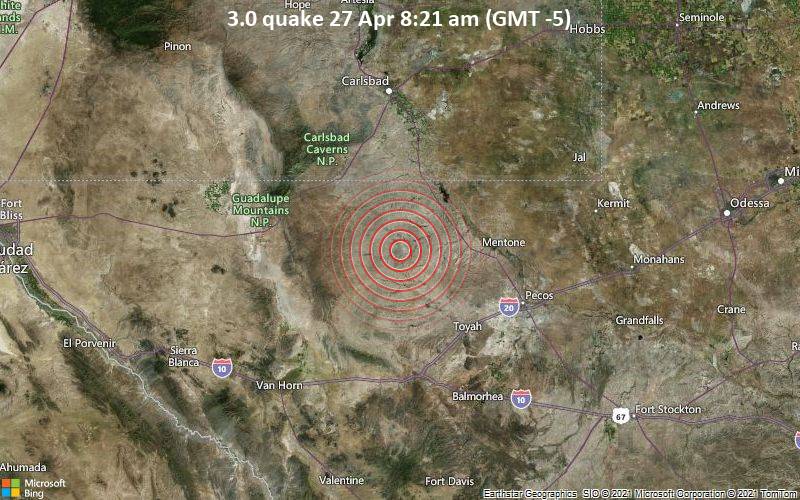 3.0 quake 27 Apr 8:21 am (GMT -5)