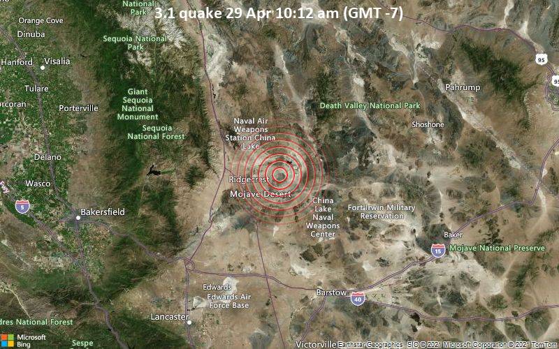 3.1 quake 29 Apr 10:12 am (GMT -7)