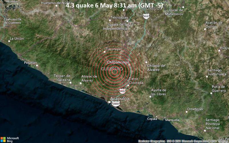 4.3 quake 6 May 8:31 am (GMT -5)