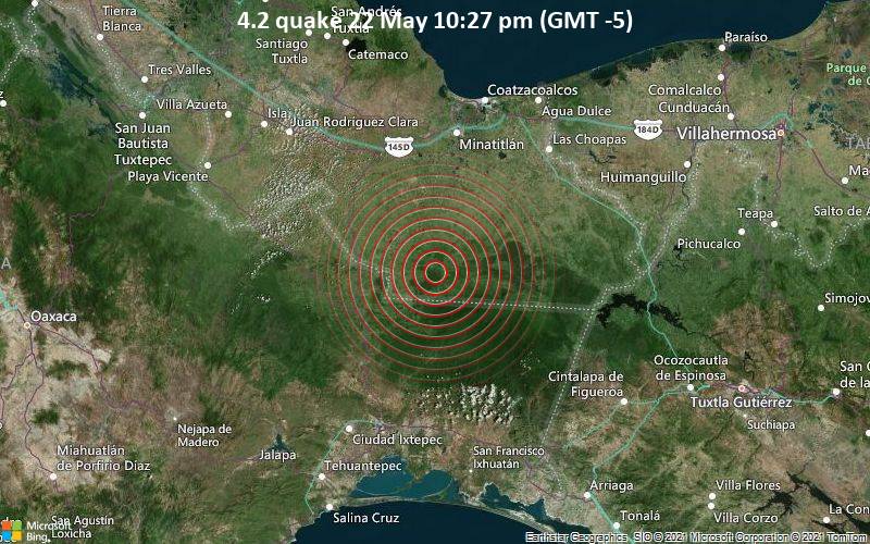 4.2 quake 22 May 10:27 pm (GMT -5)