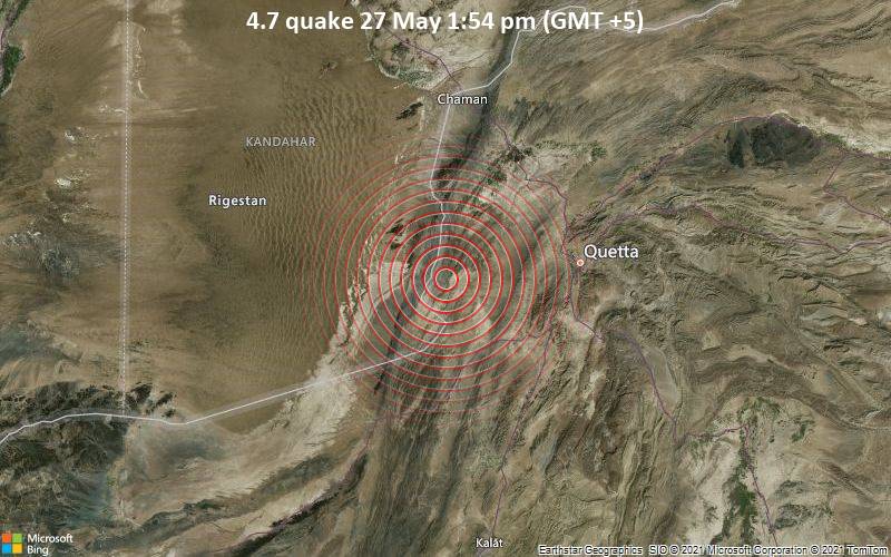 4.7 quake 27 May 1:54 pm (GMT +5)