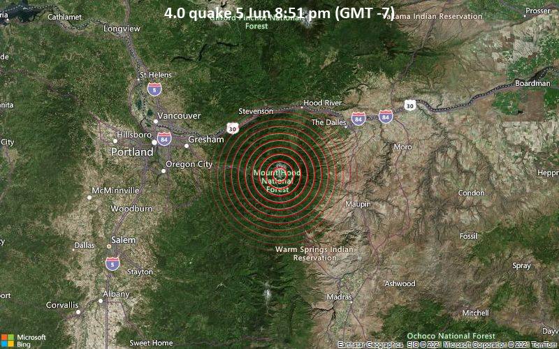 4.0 quake 5 Jun 8:51 pm (GMT -7)