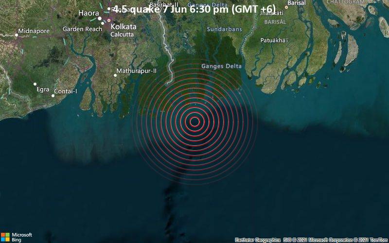 Earthquake Reported About 20 Minutes Ago Near Sylhet Sylhet Bangladesh Volcanodiscovery