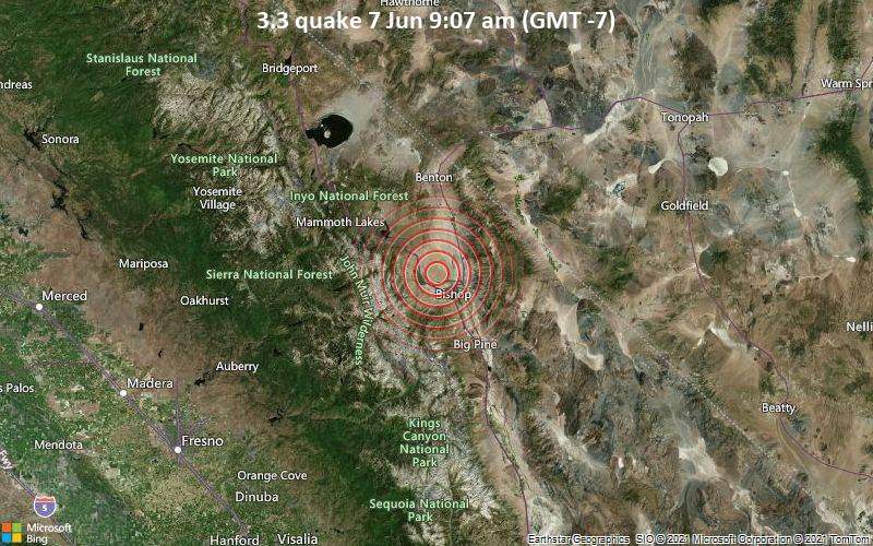 3.3 quake 7 Jun 9:07 am (GMT -7)