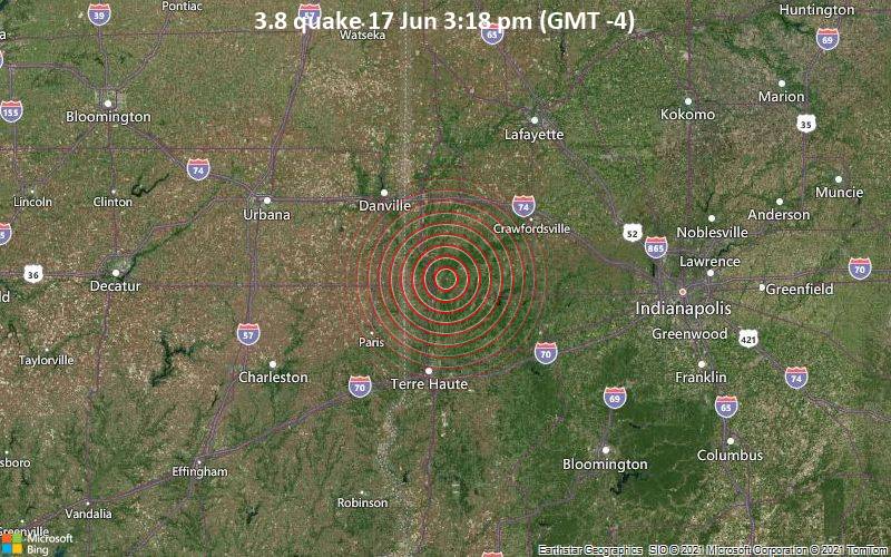 3.8 quake 17 Jun 3:18 pm (GMT -4)