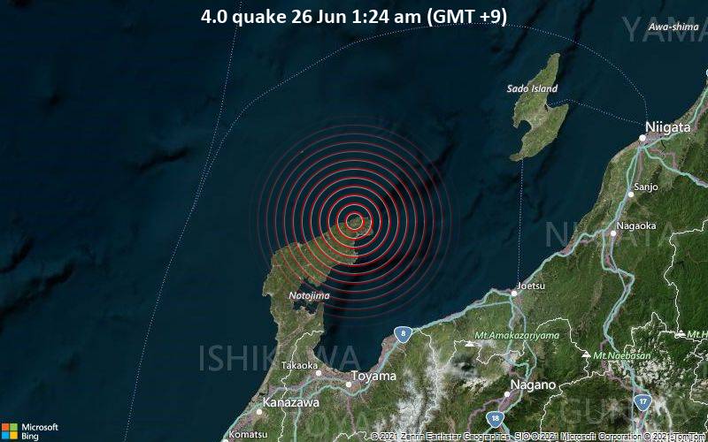 4.0 quake 26 Jun 1:24 am (GMT +9)