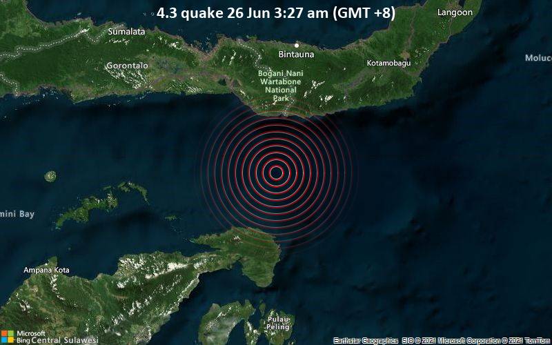 4.3 quake 26 Jun 3:27 am (GMT +8)