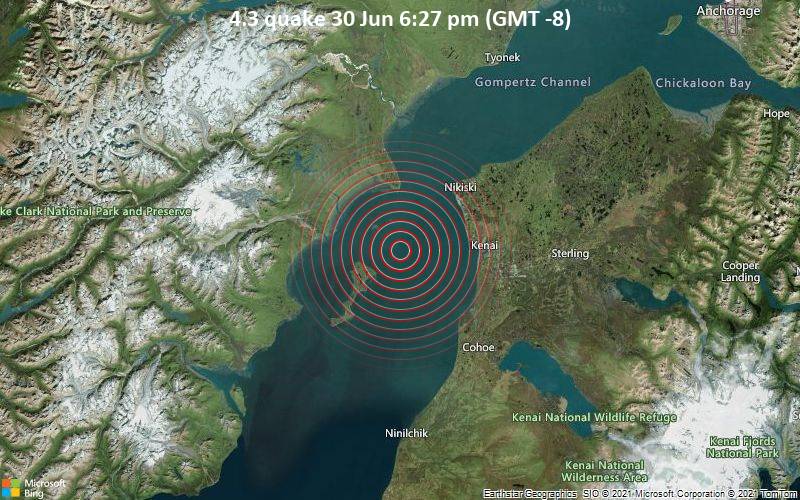 4.3 quake 30 Jun 6:27 pm (GMT -8)