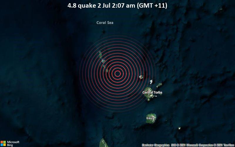 4.8 quake 2 Jul 2:07 am (GMT +11)