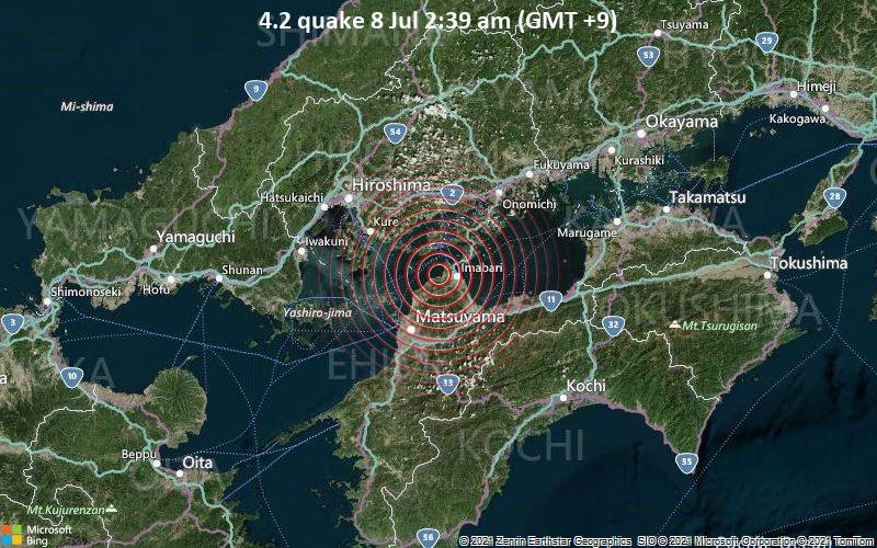 4.2 quake 8 Jul 2:39 am (GMT +9)