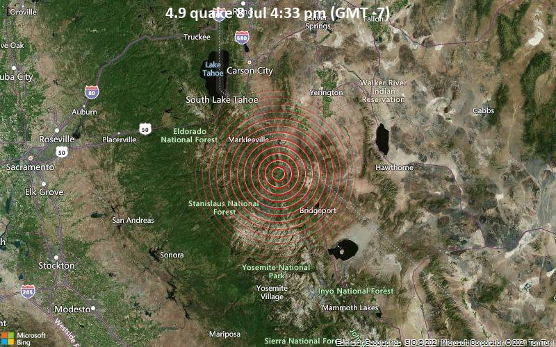 4.9 quake 8 Jul 4:33 pm (GMT -7)