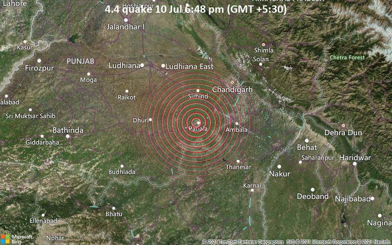 4.4 quake 10 Jul 6:48 pm (GMT +5:30)