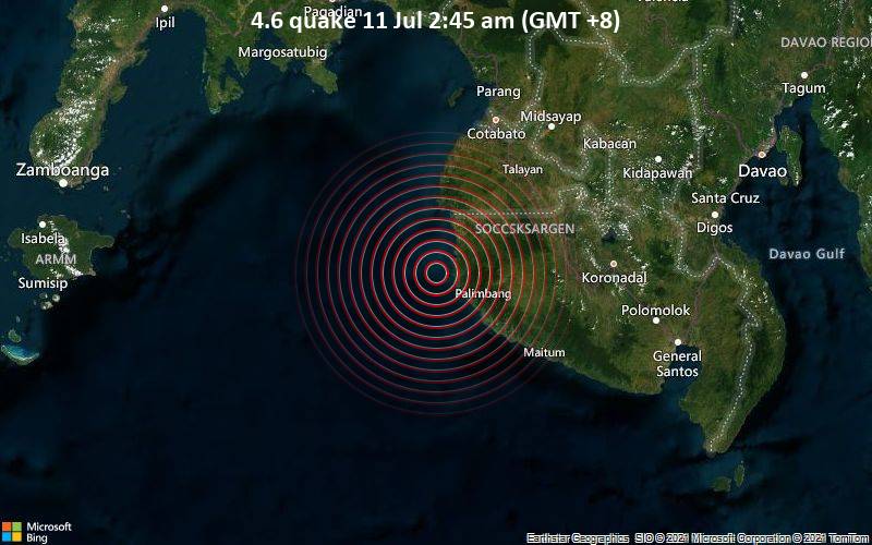 4.6 quake 11 Jul 2:45 am (GMT +8)