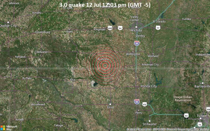 3.0 quake 12 Jul 12:03 pm (GMT -5)