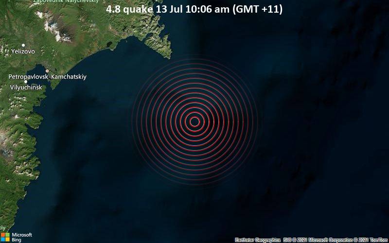 4.8 quake 13 Jul 10:06 am (GMT +11)