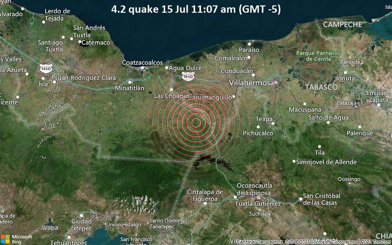 4.2 quake 15 Jul 11:07 am (GMT -5)