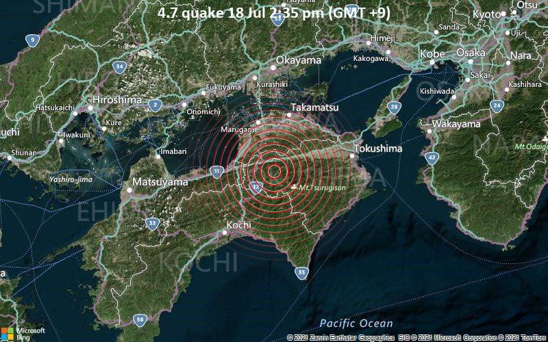 4.7 quake 18 Jul 2:35 pm (GMT +9)