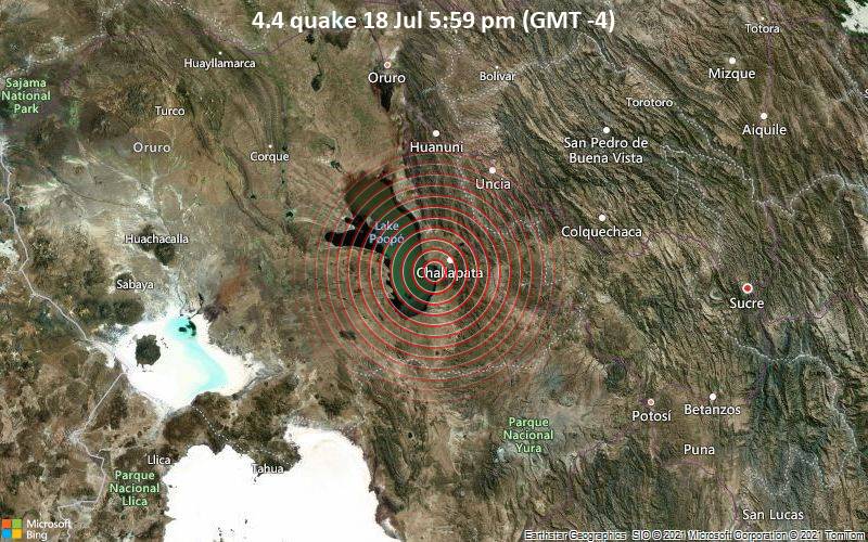 4.4 quake 18 Jul 5:59 pm (GMT -4)