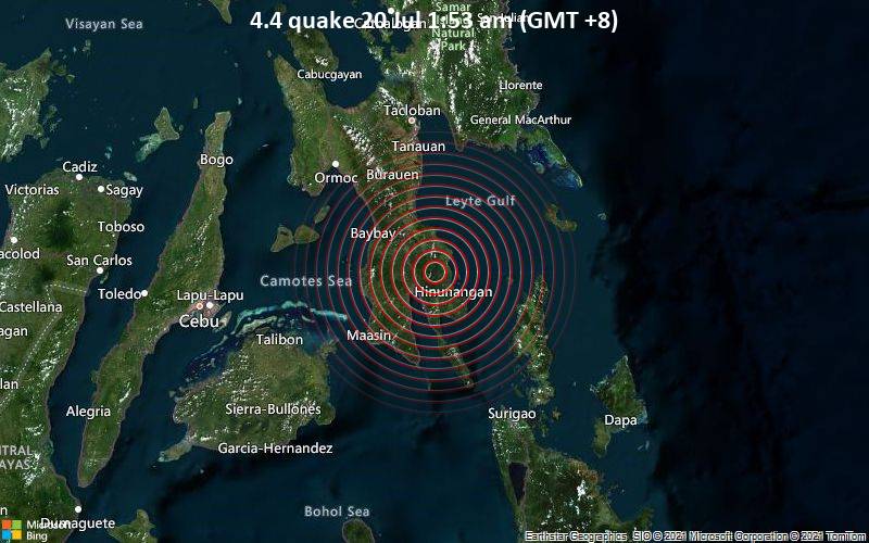 4.4 quake 20 Jul 1:53 am (GMT +8)