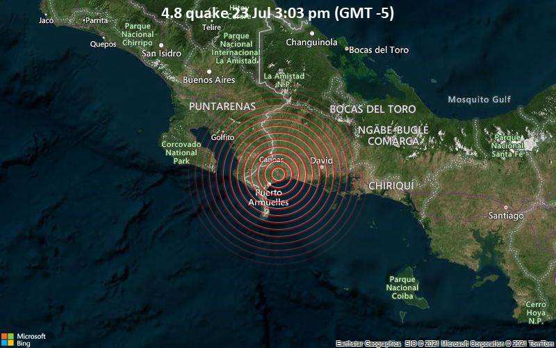 4.8 quake 23 Jul 3:03 pm (GMT -5)