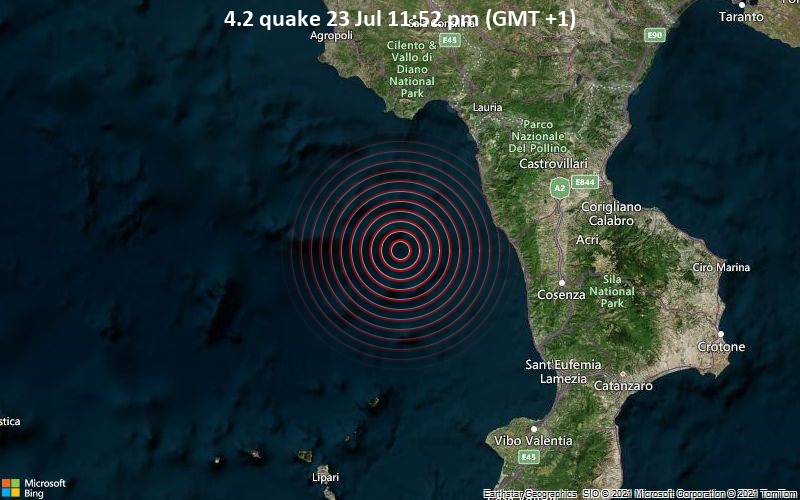 4.2 quake 23 Jul 11:52 pm (GMT +1)