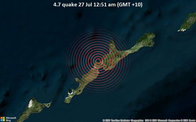4.7 quake 27 Jul 12:51 am (GMT +10)