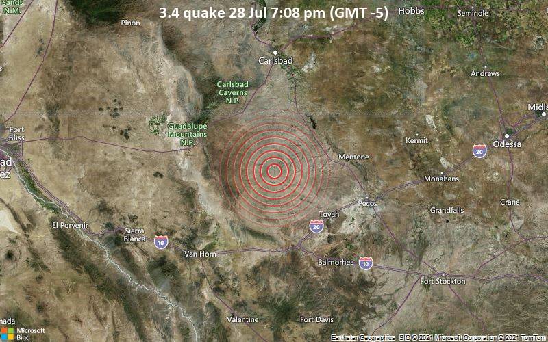 3.4 quake 28 Jul 7:08 pm (GMT -5)