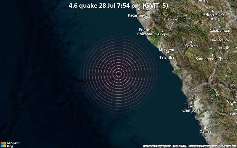 4.6 quake 28 Jul 7:54 pm (GMT -5)