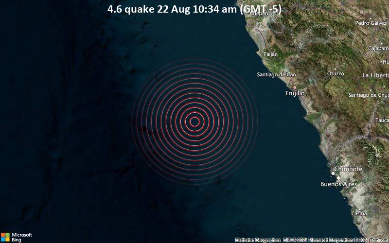 4.6 quake 22 Aug 10:34 am (GMT -5)