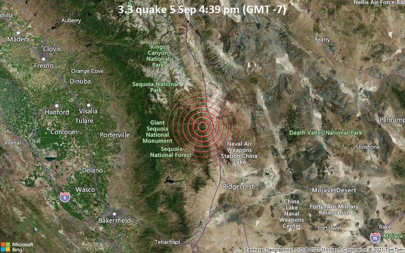 3.3 quake 5 Sep 4:39 pm (GMT -7)