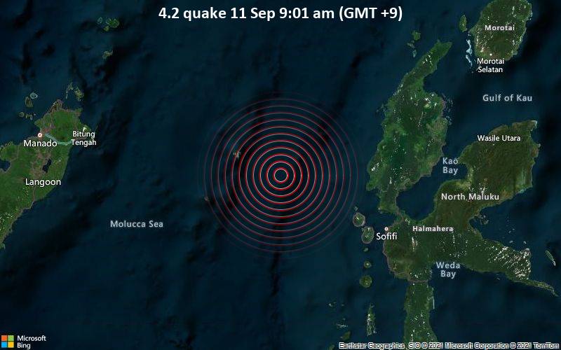 4.2 quake 11 Sep 9:01 am (GMT +9)
