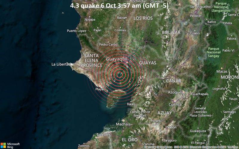 4.3 quake 6 Oct 3:57 am (GMT -5)