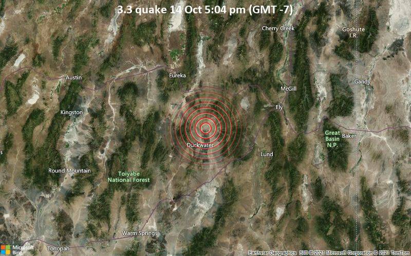 3.3 quake 14 Oct 5:04 pm (GMT -7)