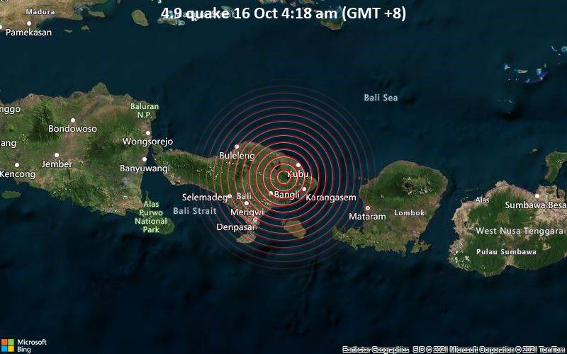 4.9 quake 16 Oct 4:18 am (GMT +8)