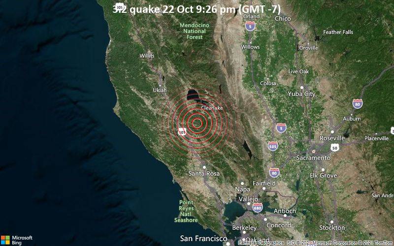 3.2 quake 22 Oct 9:26 pm (GMT -7)