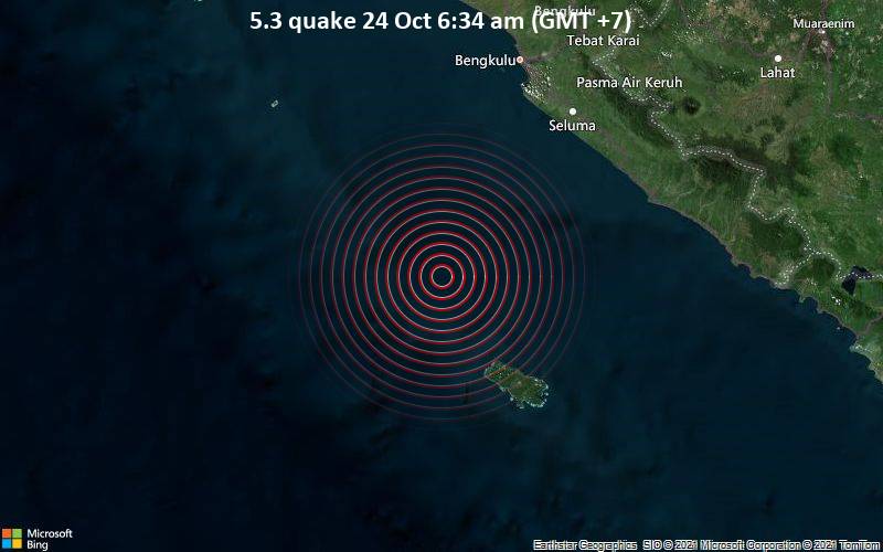 5.3 quake 24 Oct 6:34 am (GMT +7)