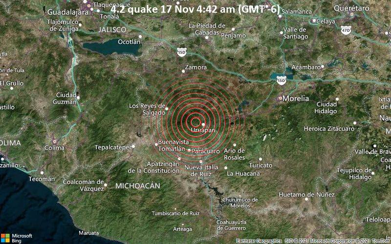 4.2 quake 17 Nov 4:42 am (GMT -6)