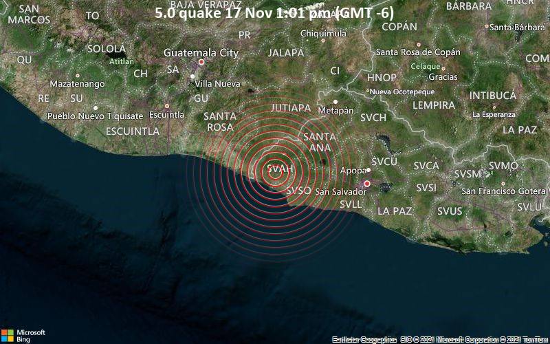 5.0 quake 17 Nov 1:01 pm (GMT -6)