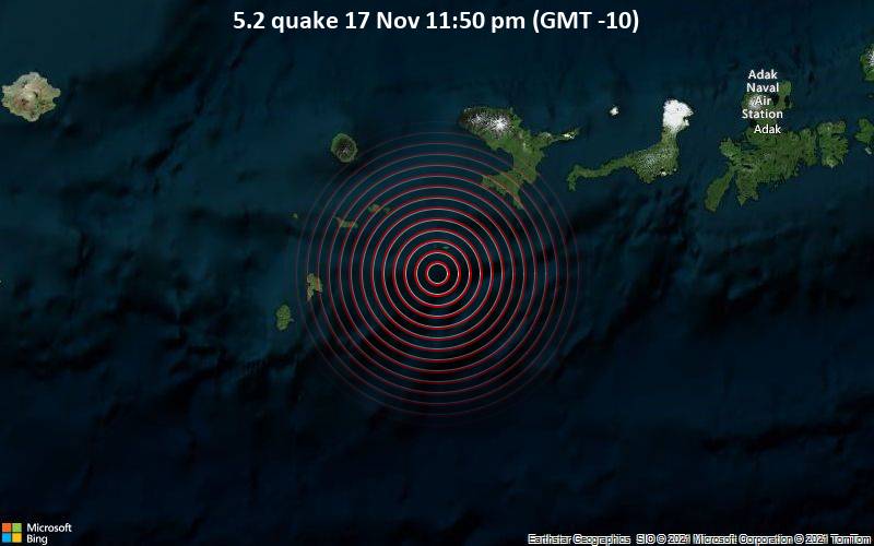 5.2 quake 17 Nov 11:50 pm (GMT -10)