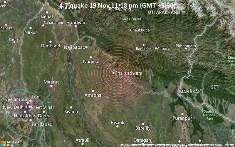 4.7 quake 19 Nov 11:18 pm (GMT +5:30)