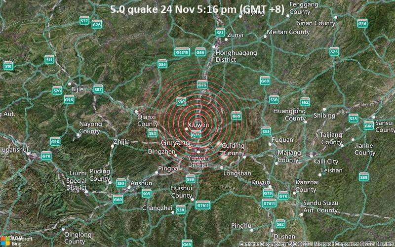5.0 quake 24 Nov 5:16 pm (GMT +8)
