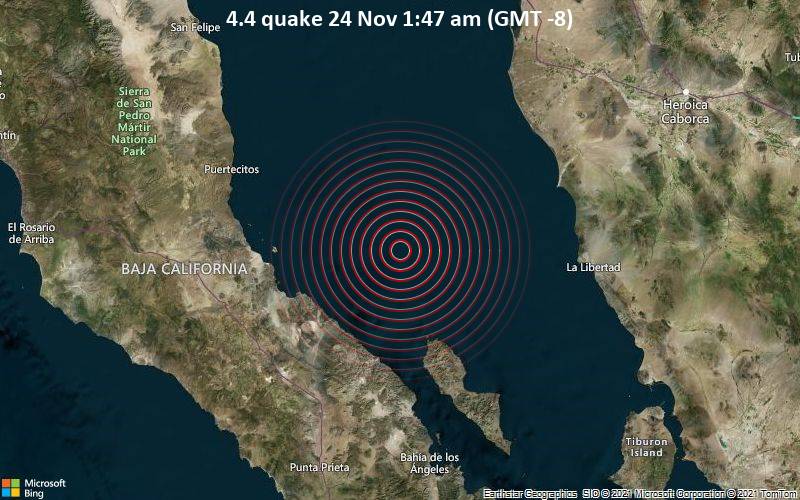4.4 quake 24 Nov 1:47 am (GMT -8)