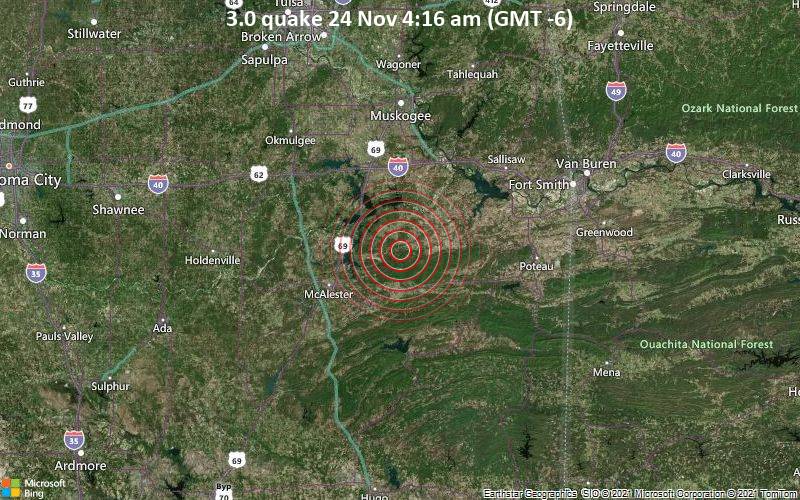 3.0 quake 24 Nov 4:16 am (GMT -6)